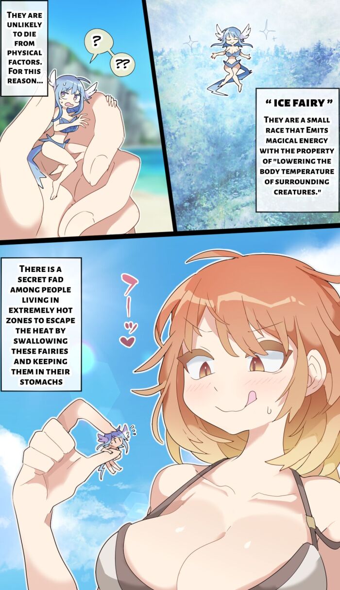 Giantess manga hentai