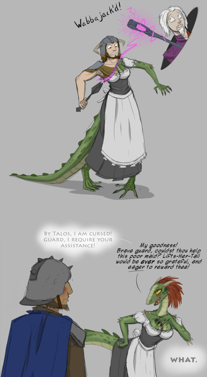 Lusty Argonian Maid'd - HentaiForce