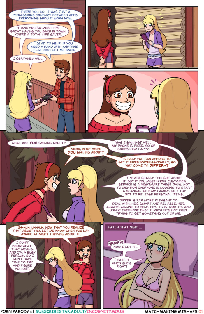 Incognitymous) - Gravity Falls - Matchmaking Mishaps - HentaiForce